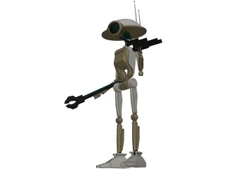 Pit Droid (Star Wars Episode I) 3D Model