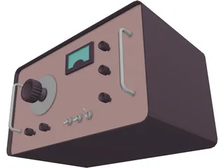 Radio Fifties 3D Model