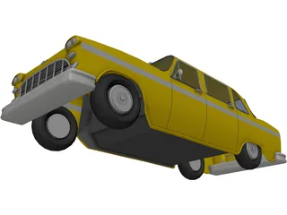 Taxi USA 3D Model