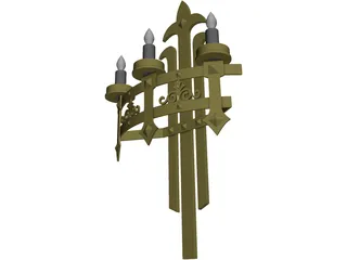 Lamp Wall 3D Model