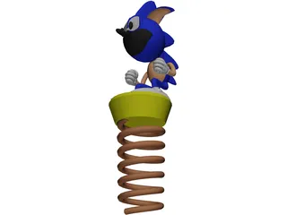 Sonic The Hedgehog 3D Model