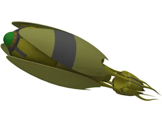 Vorlon Transport 3D Model