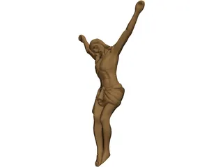 Christ Statue 3D Model