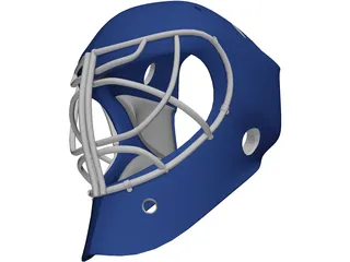 Hockey Goalie Mask 3D Model