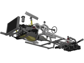 Chassis [+V8 Engine] 3D Model