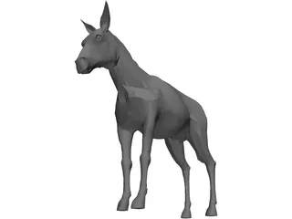 Donkey 3D Model