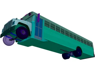 School Bus 3D Model