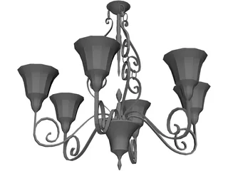 Chandelier 3D Model