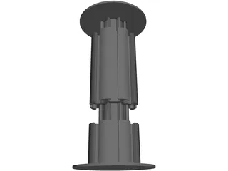 Octanorm M100 Connector 3D Model