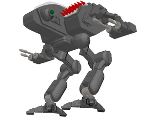 Mad Dog Battletech 3D Model