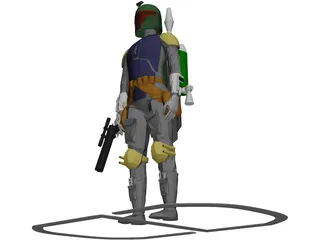 Star Wars Bobafett 3D Model