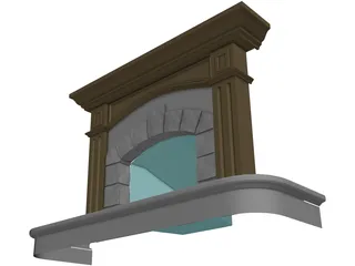 Fireplace 3D Model