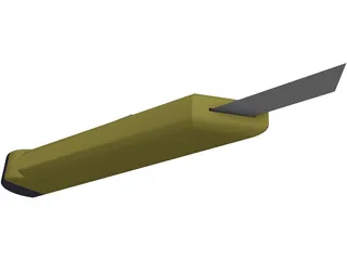 Knife Utility 3D Model