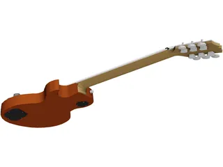 Guitar Electric Les Paul 3D Model