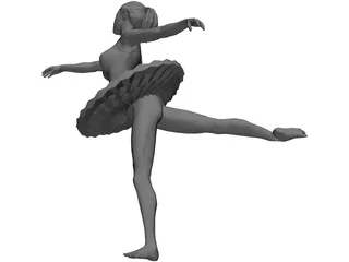 Ballerina 3D Model