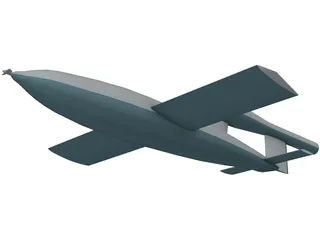 V-1 Buzz Bomb 3D Model