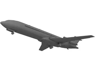 Boeing 727 3D Model