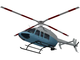 Bell 407 3D Model