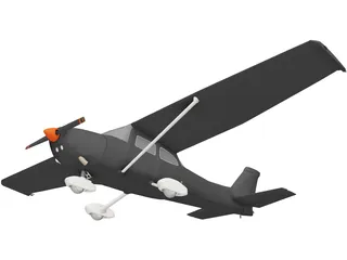 Cessna 172 3D Model