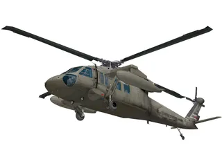 Sikorsky UH-60 Black Hawk 3D Model