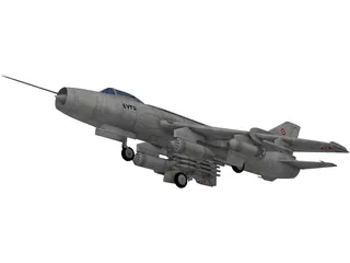 Sukhoi SU-7 3D Model