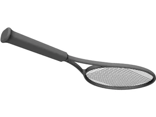 Tennis Racquet 3D Model