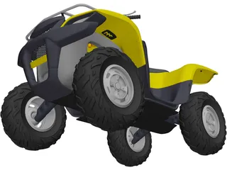 Suzuki Quad Cycle 3D Model