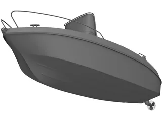 Mini-boat 3D Model
