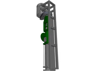 Screw Pump 3D Model