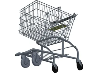 Shopping Cart 3D Model