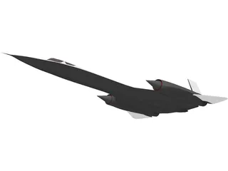 Lockheed SR-71 Blackbird 3D Model