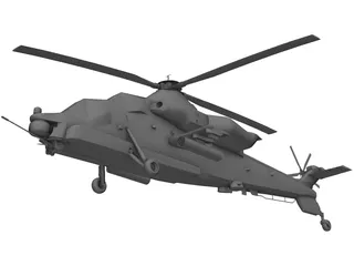 Denel AH-2 Rooivalk 3D Model