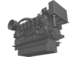 Engine Diesel 3D Model