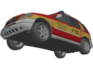 Mercedes-Benz ML 320 Feuer (1998) 3D Model