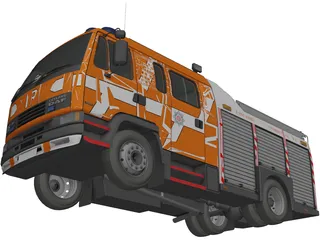 DAF Leyland 55 Fire 3D Model