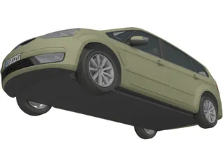 Ford Galaxy (2007) 3D Model