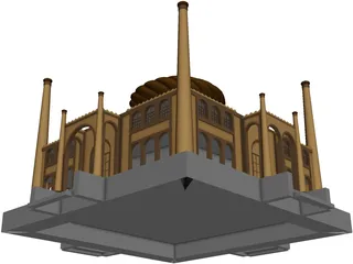 Taj Mahal 3D Model