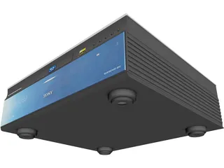 Sony Blu-ray Player 3D Model