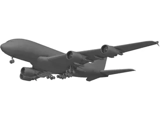 Airbus A380 3D Model