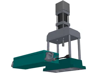 Press Machine 3D Model
