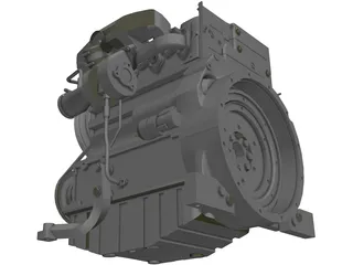 Engine Deutz Turbo Diesel (2011) 3D Model