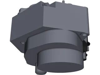 KTM 505 XC Engine 3D Model
