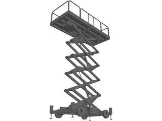 Scissor Lift 3D Model