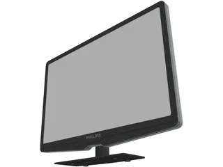 Philips LCD TV 3D Model