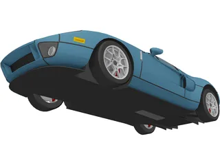 Ford GT40 (2009) 3D Model