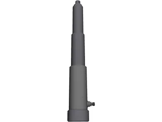 Telescopic Hydraulic Cylinder 3D Model