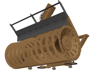 Snow Blower 3D Model