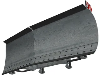 Snow Plow 3D Model