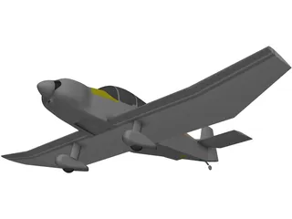 Jodel 1050 Sicile 3D Model