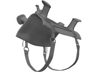 Celtic Saddle 3D Model